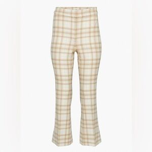 Wilfred Sequence Plaid Flare Trousers